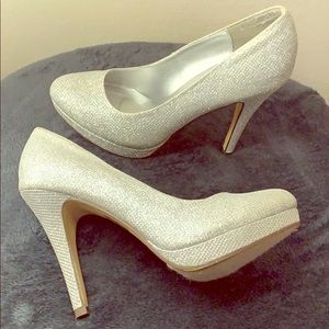 Silver Pumps